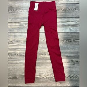 Kathy Women's Red Leggings | One Size | New With Tags